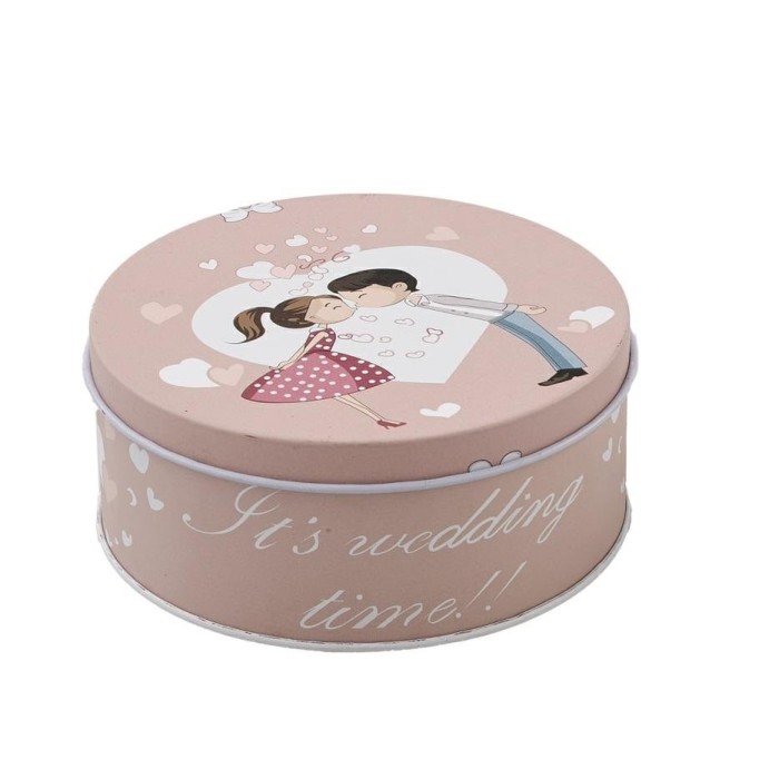 SCATOLA LATTA PICCOLA SPOSI 6.5X4.5CM